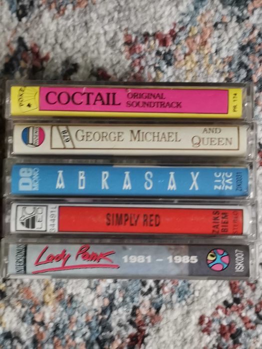 Kasety De Mono Coctail George Michael Simply Red 4 szt