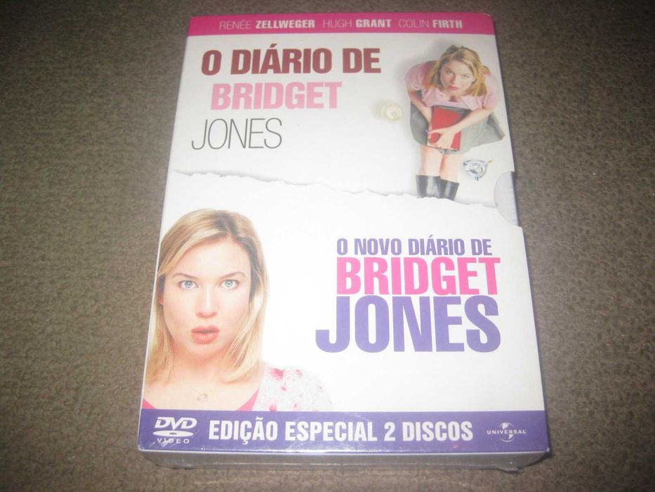 Pack "O Diário de Bridget Jones" C/Renée Zellweger/Com Box Arquivadora