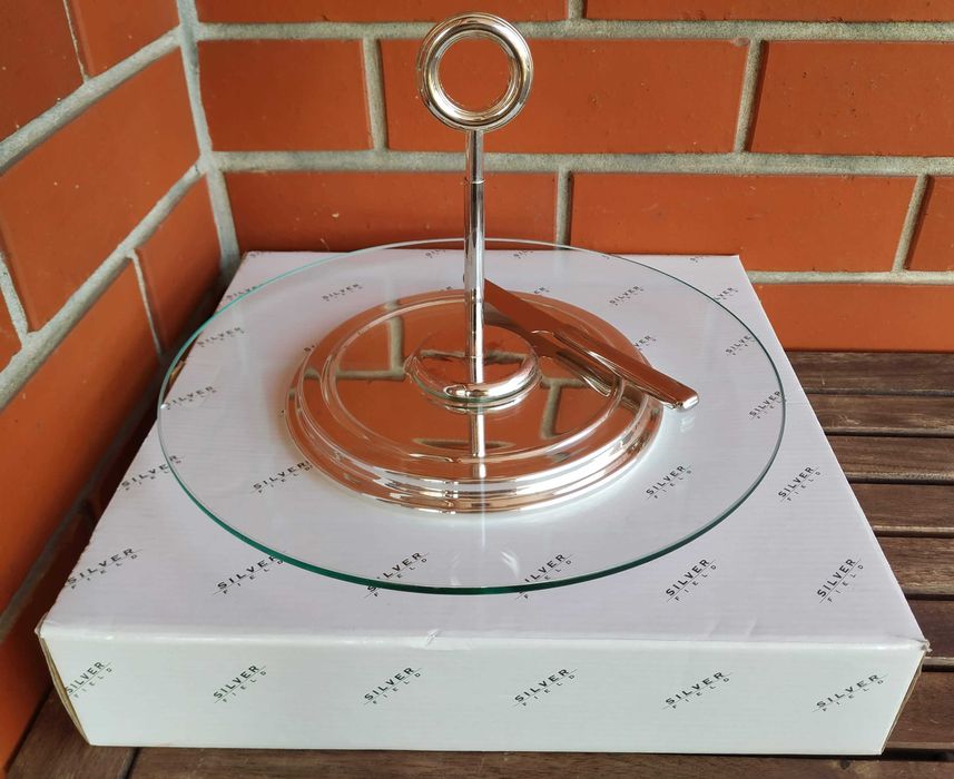 Prato de Queijo com Faca da Silver Field