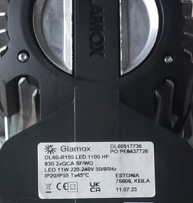 Lampa LED Oświetlenie Punktowe Morskie Glamox DL60-R155