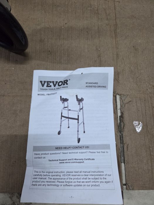 Andarilho com apoio antebraço