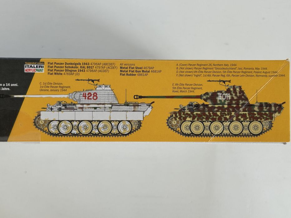 Czołg Panther Ausf.A model do sklejenia Italeri 0270