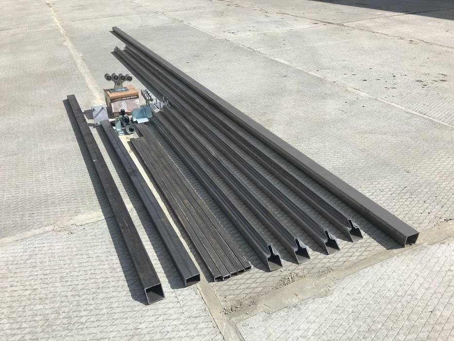 Відкатні ворота,Каркас розсувних воріт,Здвижні ворота,Рельса для воріт