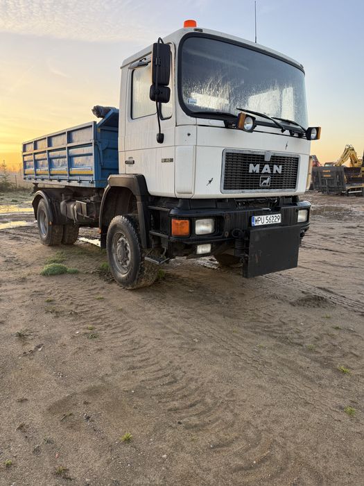 Man 4x4  wywrotka pług