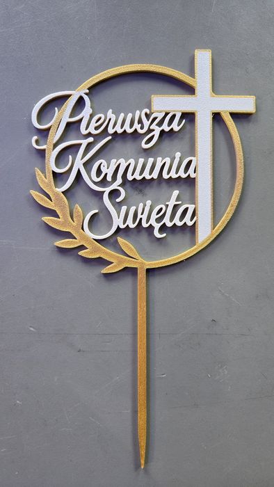 Topery Na tort Komunia św. PLA