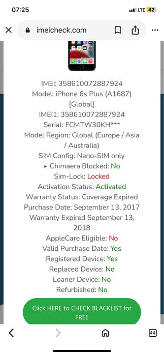 Apple iphone 6 та 6s