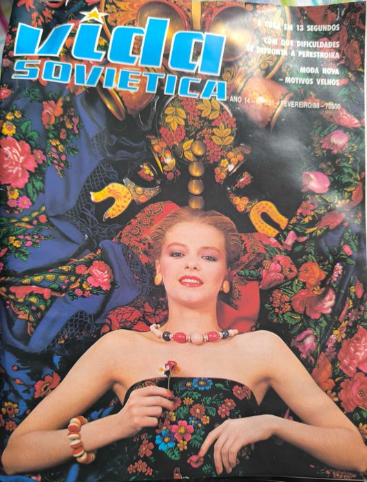 Revistas antigas "Vida Soviética"