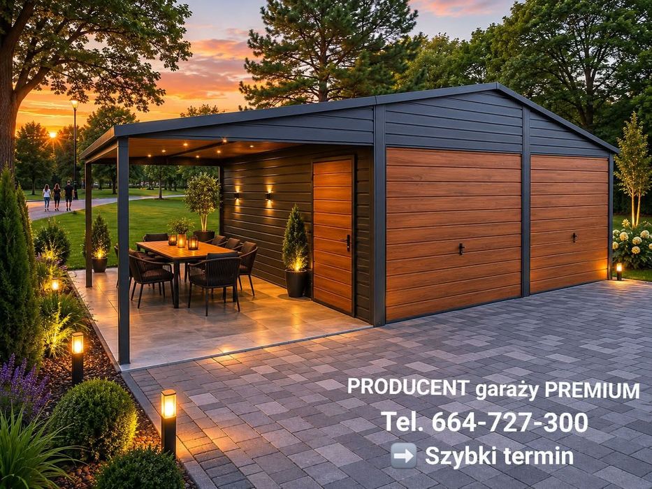 Garaż blaszany BLASZAK  Garaże  MOCNE! CAŁA POLSKA szybki termin! Raty