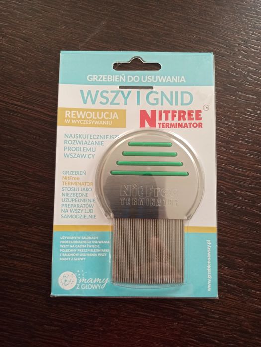 Grzebień NitFree Terminator do usuwania wszy i gnid