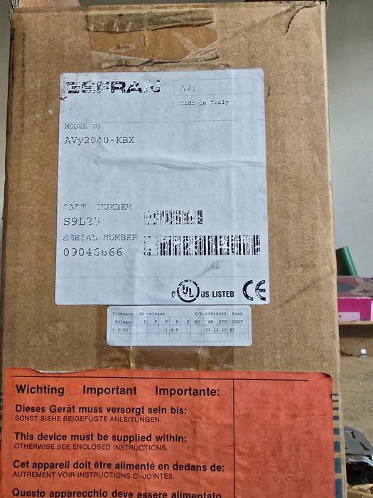 Variador de frequência 4kw Gefran