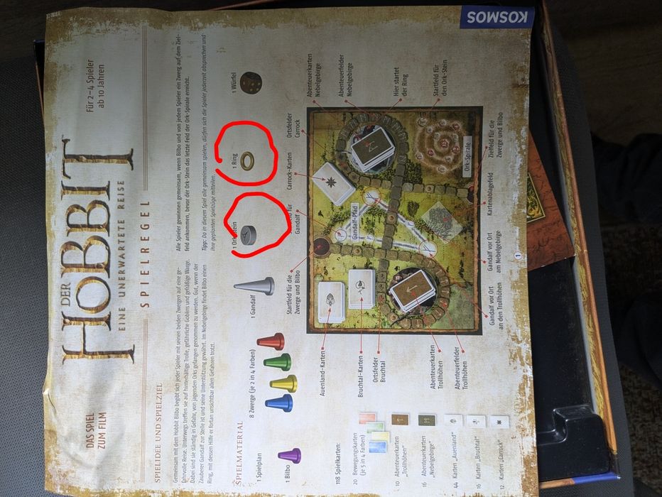 Hobbit niezwykła podróż gra planszowa