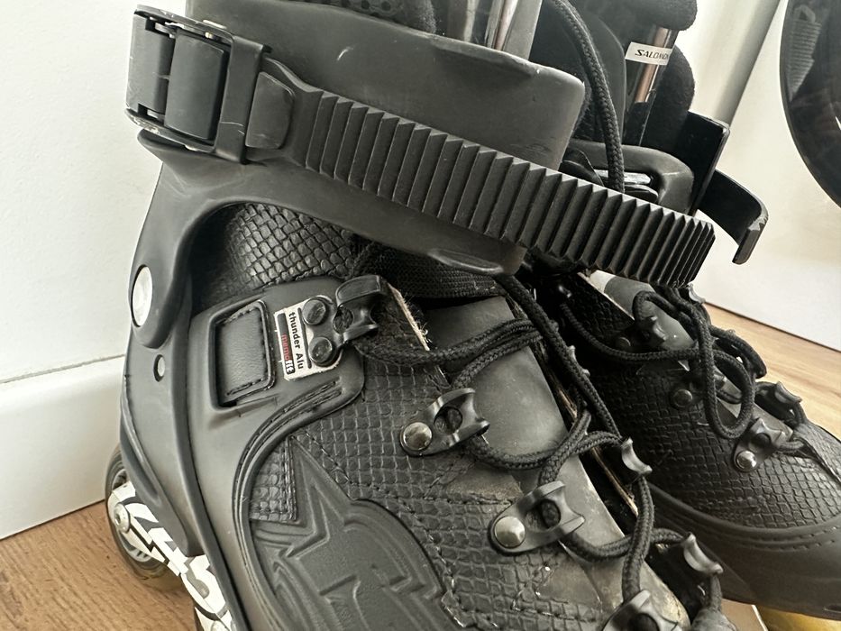 Rolki Salomon 42 UFS aggressive freeride czarne