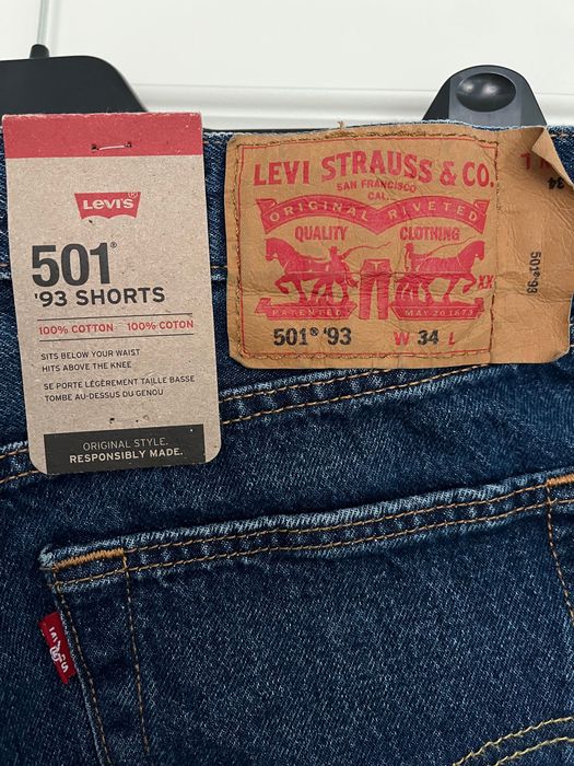 Продаю абсолютно новые мужские шорты Levi's 501 (оригинал).