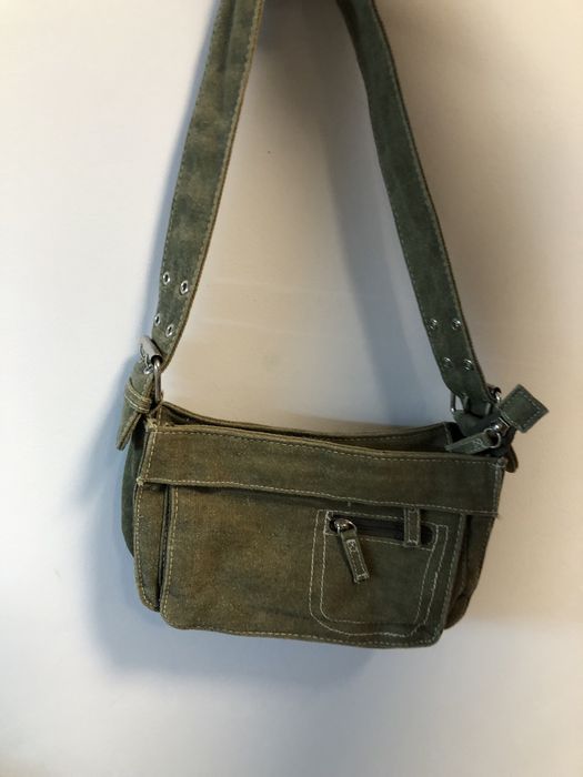 Сумка вінтажна зелена