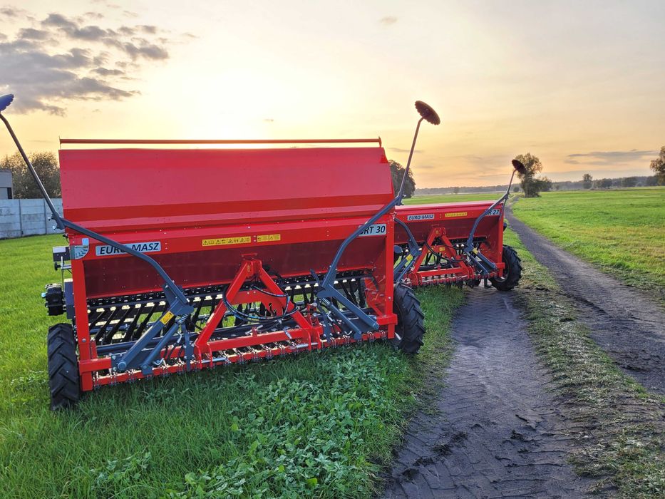 Nowy siewnik zbożowy Euro-Masz – cena promocyjna, różne szerokości