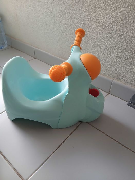Bacio divertido em forma de bicicleta com buzina e redutor para sanita