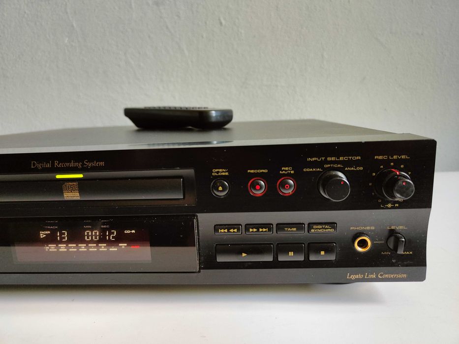 PIONEER PDR-555RW nagrywarka odtwarzacz CD z pilotem
