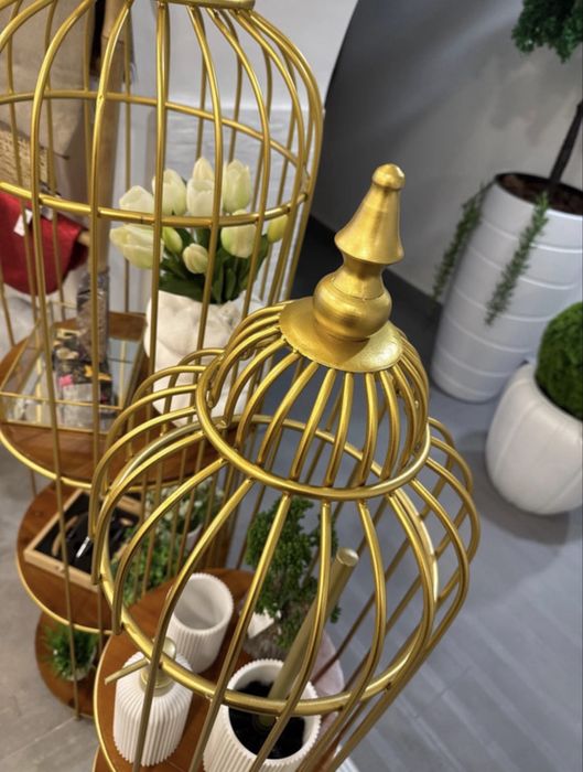 Conjunto peças decorativas dourado