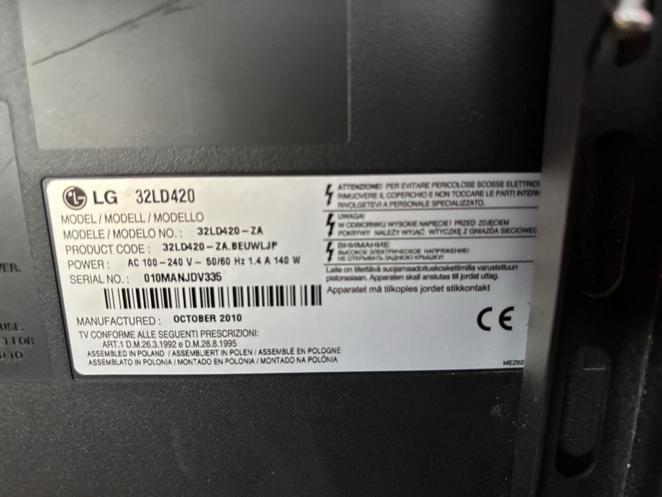 Telewizor LG 32LD420