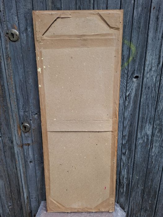 Lustro ścienne oprawione prl