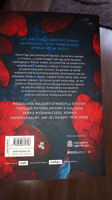 Książka Magdaleny Majcher "Deadline"