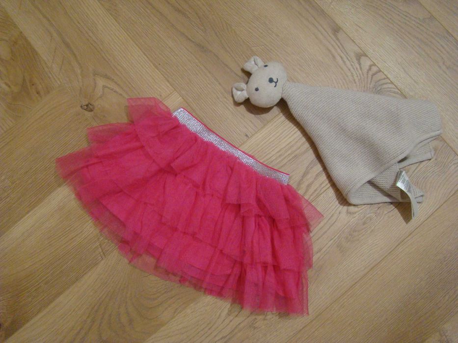 SINSAY fox&bunny spódniczka różowa tiulowa r. 86 cm 12-18m.