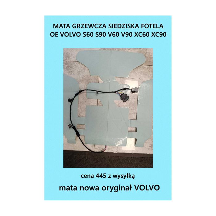 Mata grzewcza fotela VOLVO - Nowa oryginał  S60,S90-,V60