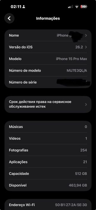 iPhone 15 Pro Max - 512 GB - Excelente Estado