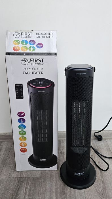 Тепловентилятор колонна First FA-5565-3 з пультом- дистанційним управл