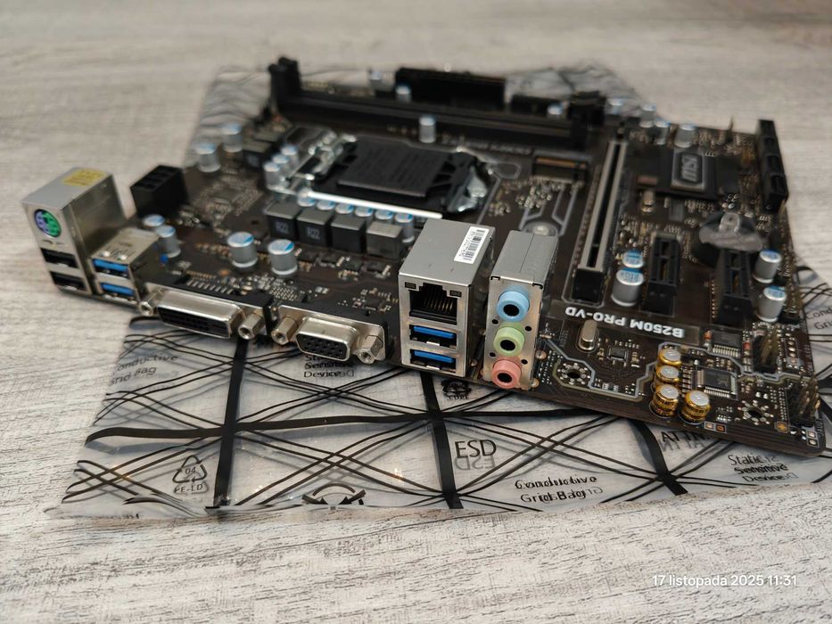 Zestaw MSI B250M PRO-VD IRDM DDR4 8GB Intel Pentium G4560 Chłodzenie