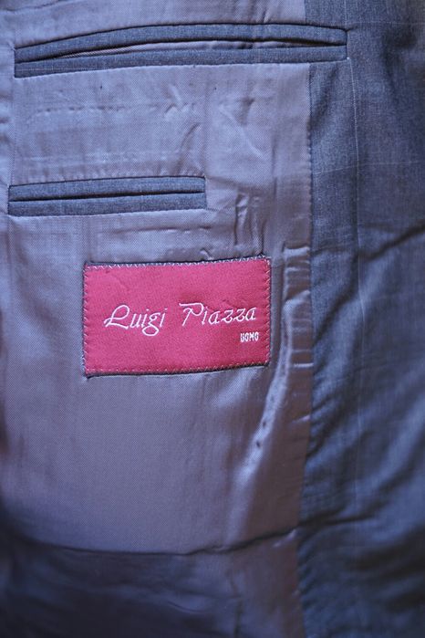 Fato cinza completo Luigi Piazza