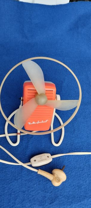 Zefir wiatraczek PRL 1964 łódzkie zakłady radiowe vintage retro