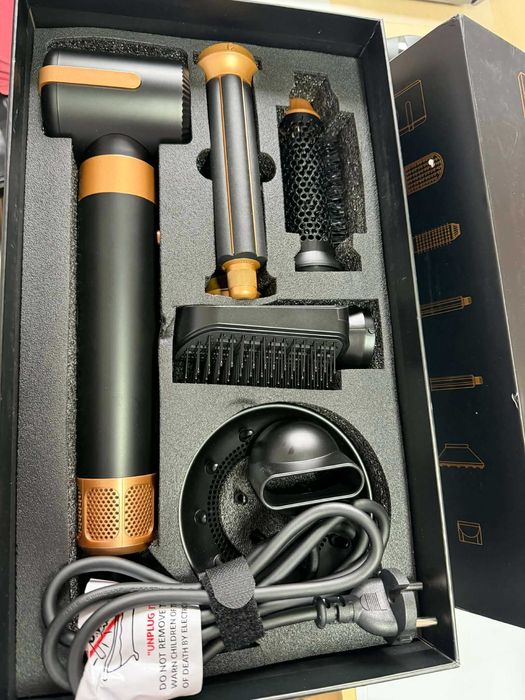 Air Styler 7 w 1, zestaw do stylizacji włosów z jonową suszarką