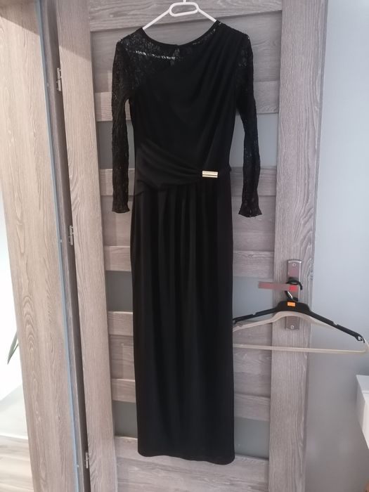 Czarna elegancka sukienka