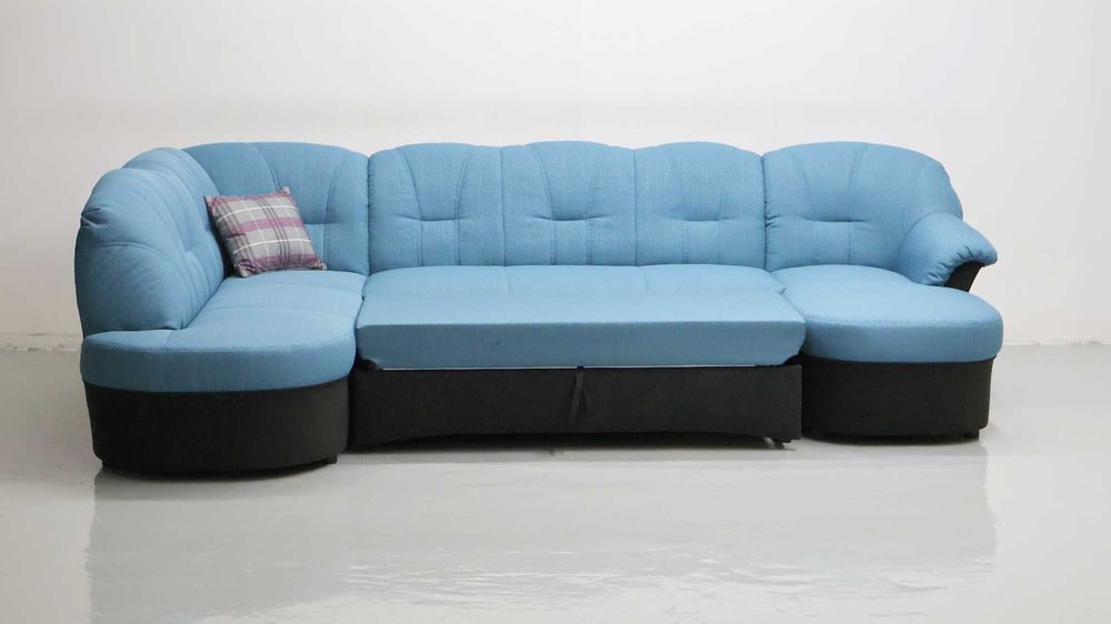 SYP Nowy NIEMIECKI narożnik U funkcja spania, rogówka, kanapa sofa