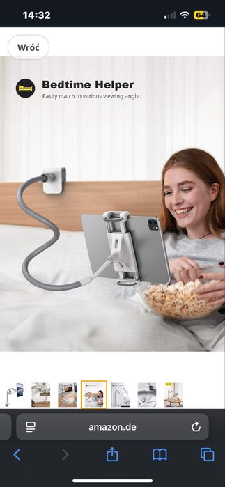 Uchwyt na tablet tefon łabedzia szyja