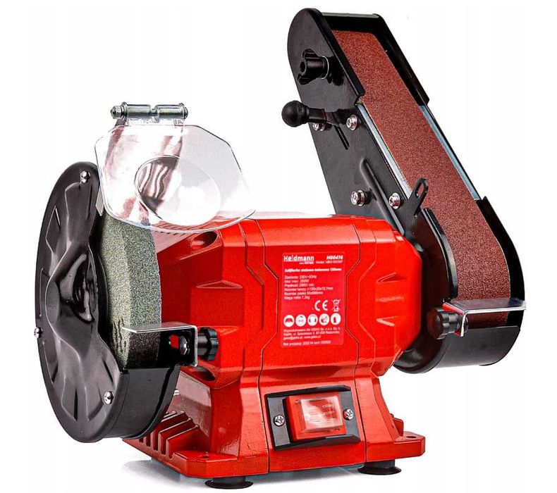 Шліфувальний верстат Heidmann настільний 2в1 150 мм 250 Вт 2980 об/хв