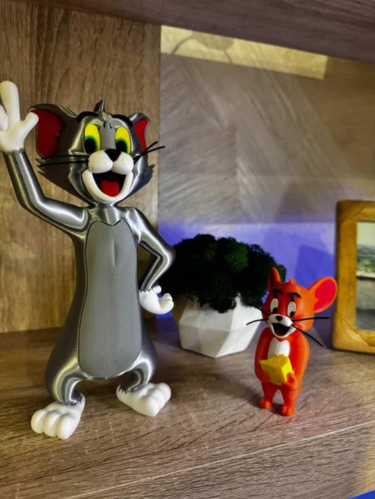 Іграшки Tom and Jerry 3D друк PLA пластик подарунок дитині