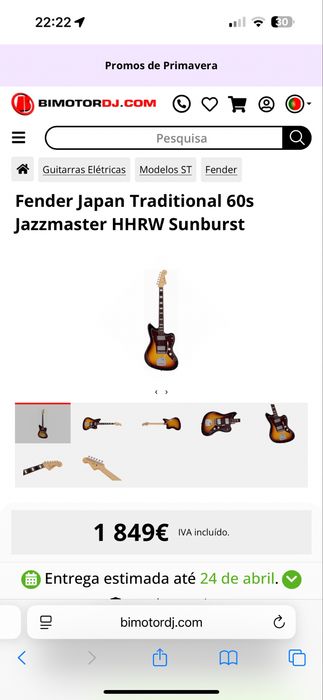 Fender Jazzmaster Traditional 60s Limited Edition Japan