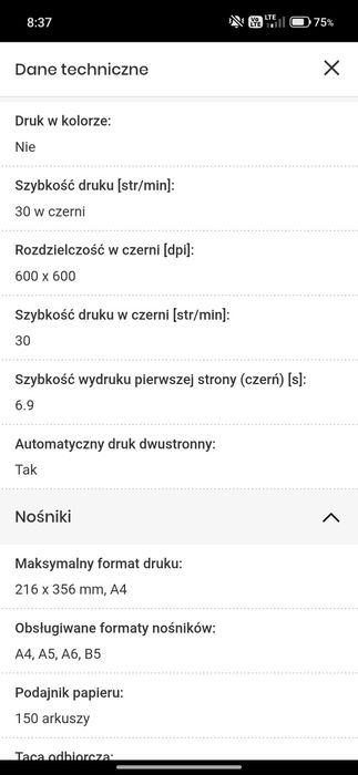 Drukarka HP LaserJet M209dw Automatyczny druk dwustronny, Wi-Fi, Bluet