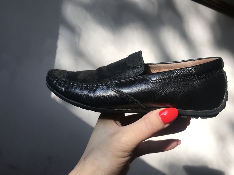 Туфлі лофери шкіряні 29р. До школи