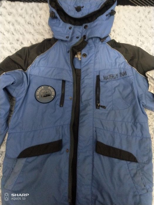 Пуховик  трансформер, куртка зимова на 8-10 років