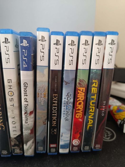 gry PlayStation 5 proszę czytać opis, bo część sprzedana