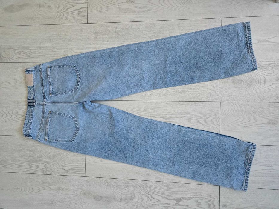 Джинси zara прямі, straight,  висока посадка,  36 S