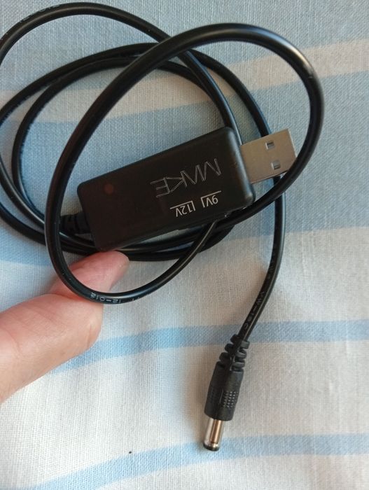Кабель живлення Make USB to DC 9/12V