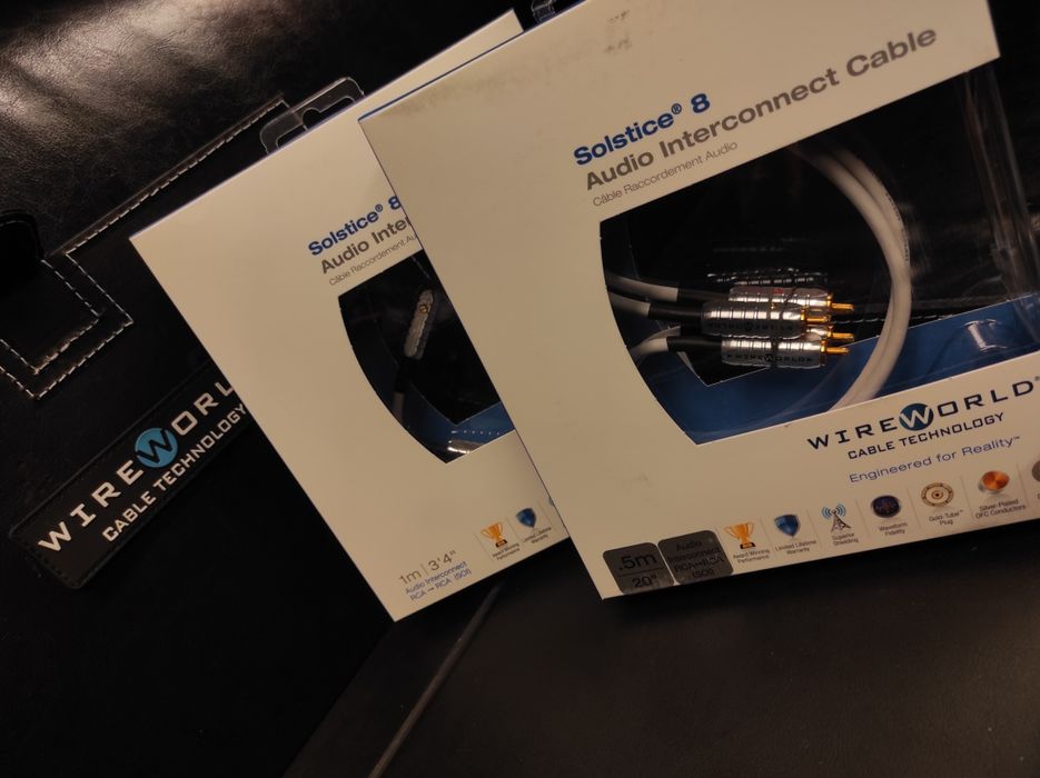 WireWorld Solstice 10 RCA interkonekt stereo różne długości XLR