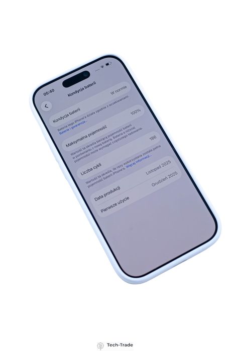Iphone 17 biały 256GB  100% baterii  gwarancja producenta do 29.12.26 + case