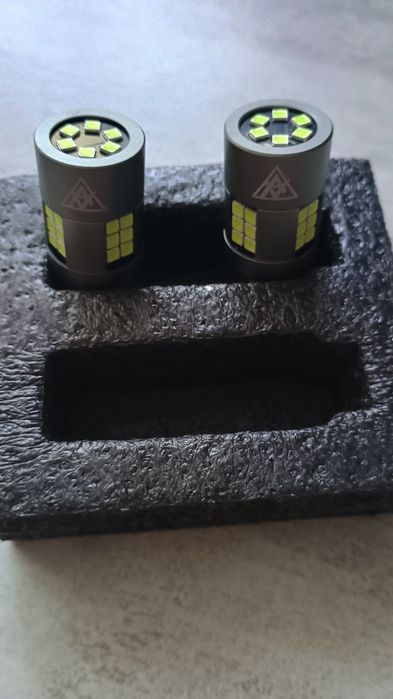 Світлодіодна лампа Avolt P21W 3030-30SMD Canbus зелений 12-24v  за 2шт