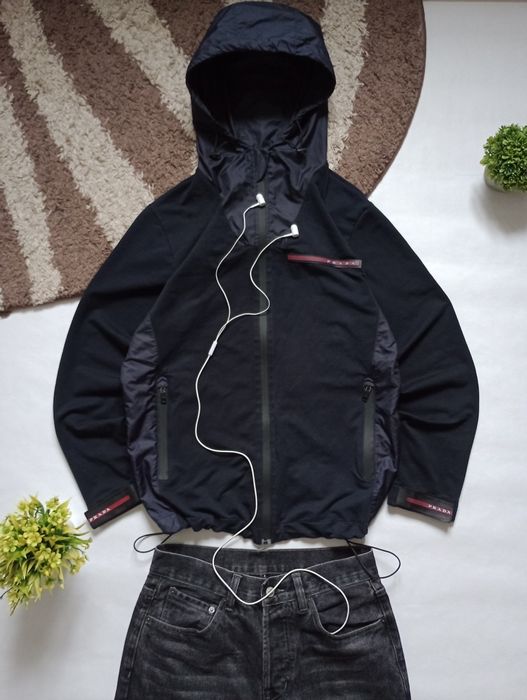 Zip hoodie prada кофта M