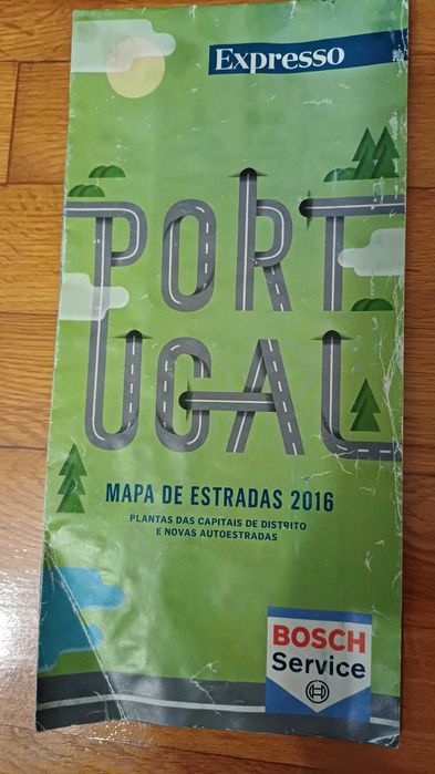 Mapa de estradas de Portugal do Expresso